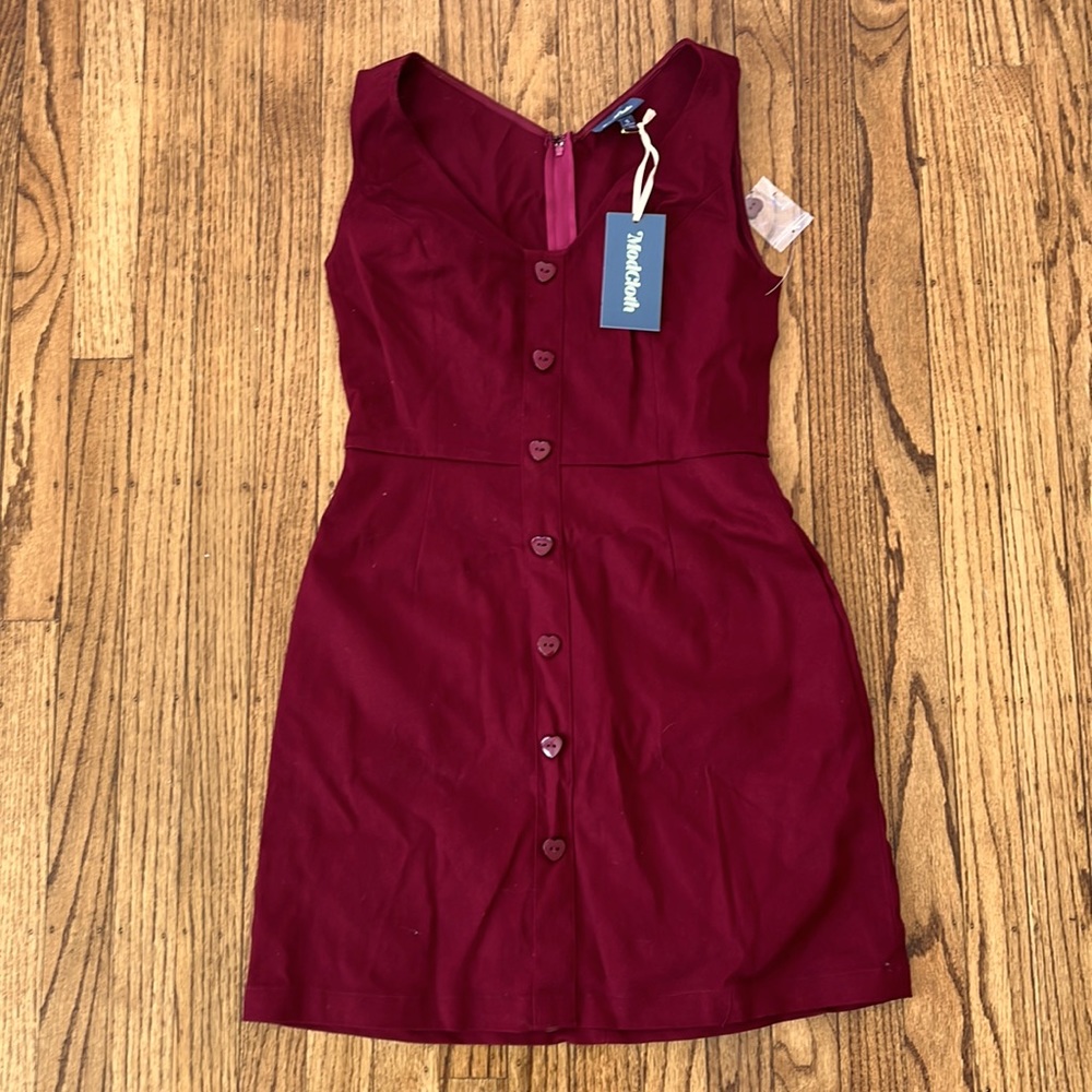 Red heart vintage mini dress (never worn) new with tags